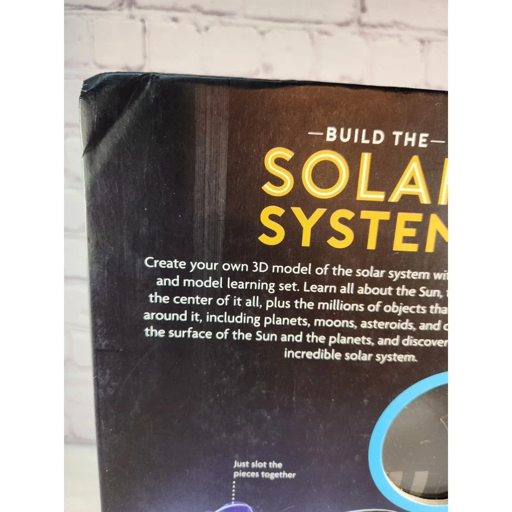 Solar System Model and Book -Build the Model Science Learning Education NEW